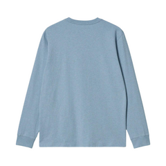 L/S Pocket T-Shirt - Frosted Blue Heather