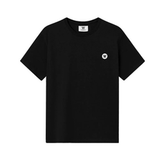 Ace Badge White & Black Logo T-Shirt- Black