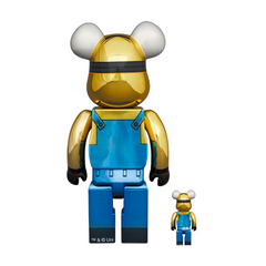 Be@rbrick Dave Chromo Ver. 100% & 400% Set