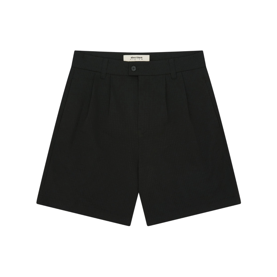 Textured Shorts - Black
