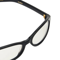 OLYMPIA - Solid Black / Clear Lens Blue Light Lens