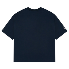 Varsity T-Shirt - Navy/Ecru