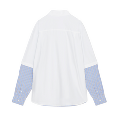 Dom DB Sleeve Shirt - Azure Blue