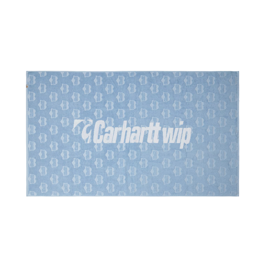 Heart Train Sport Towel Big - Bluebird/White