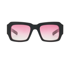 MARFA - Solid Black/Pink Gradient Lens