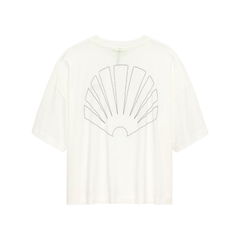 Big Logo  Tee - Washed White