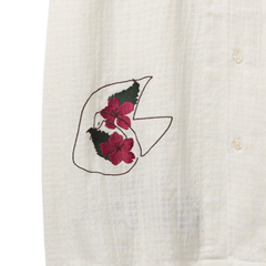 Ramus Camp-Collar Shirt - Off White