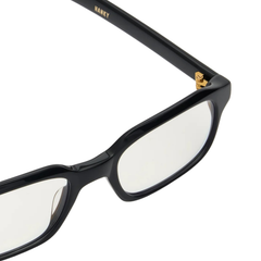 HANKY - Solid Black/Clear Lens Blue Light Lens