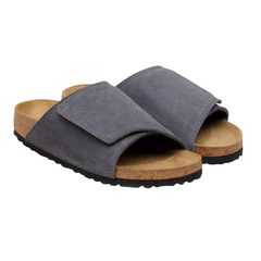 Solana Suede Leather - Charcoal