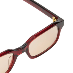 HANKY - Crystal Burgundy/Peach Lens