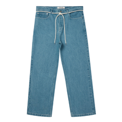 Relaxed Denim Jean - Mid Wash Blue