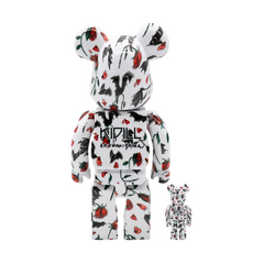 KIDILL x Eri Wakiyama "Bat & Rose" Be@rbrick 400%+100%