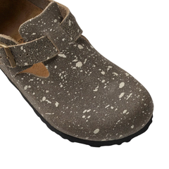 London "The Artist" Suede Leather - Taupe Splash