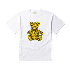 Taped Teddy SS Tee White