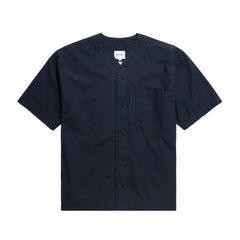 Erwin Typewriter SS Shirt - Dark Navy