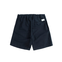 Ezra Relaxed Cotton Linen Short - Dark Navy