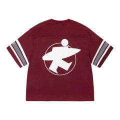 Surman Mesh Football Jersey Burgundy