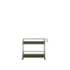 USM Haller Serving Trolley - Olive Green