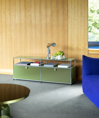 USM Haller Media Unit - Olive Green