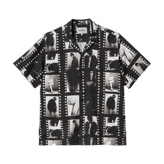 S/S Photo Strip Shirt -Black/white