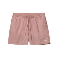 Tobes Swim Trunks - Glassy Pink/White