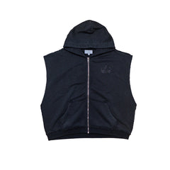 Gotham Sleeveless Zipper Hoodie