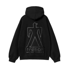 Basement Hooded Sweatshirt -Black/Grey