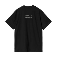 Techno Alliance S/S T-Shirt - Black/Dark Grey Reflective