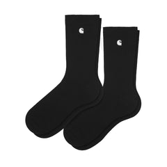Madison Pack Socks - Black/White