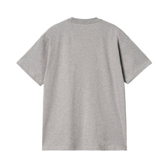 S/S Heart Patch T-Shirt Grey Heather