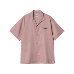 S/S Delray Shirt - Glassy Pink/Black