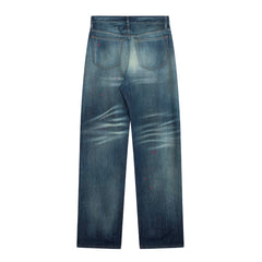 Paulo Loose Leg Distressed Paint Wash