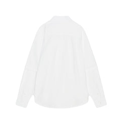 Dom DB Sleeve Shirt - White