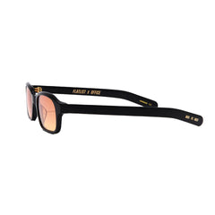 HANKY - Solid Black/Orange Double Gradient Lens