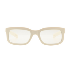 PALMER -Cream White/Transparent Grey Lens