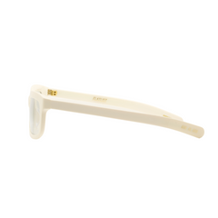 PALMER -Cream White/Transparent Grey Lens