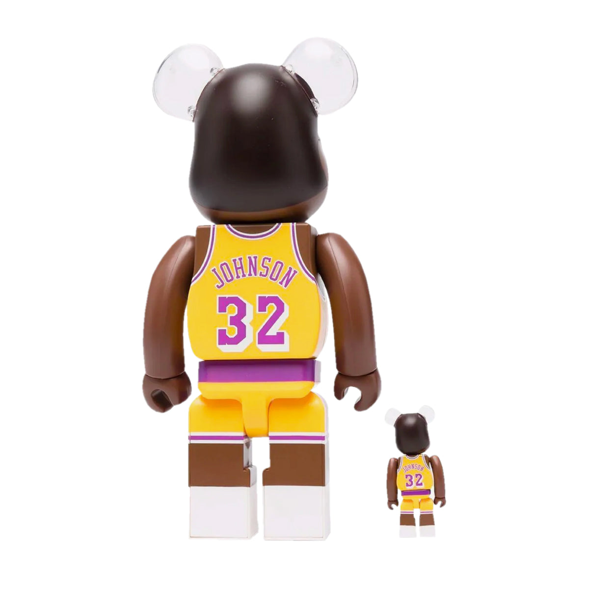 MEDICOM TOY - BE@RBRICK Magic Johnson　100％ &amp; 400％ NBA Los Angeles Lakers Magic Johnson 400% 100% Bearbrick