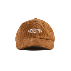 Oval Logo Corduroy 5 Panel Cap - Brown