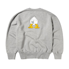 Aye Duck Sweatshirt - Grey Marl