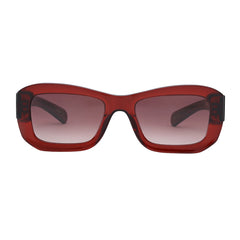 NORMA - Maroon Crystal / Purple Gradient Lens