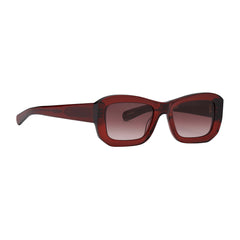 NORMA - Maroon Crystal / Purple Gradient Lens