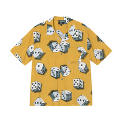 Dice Pattern Shirt - Mustard