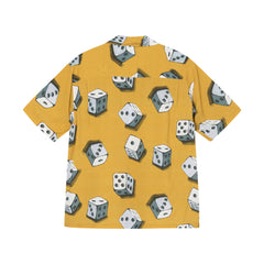 Dice Pattern Shirt - Mustard