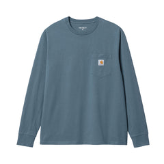 L/S Pocket T-Shirt - Storm Blue