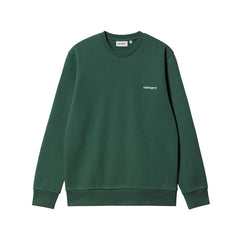 Script Embroidery Sweat - Treehouse/White