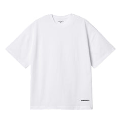 S/S Link Script T-Shirt - White/Black