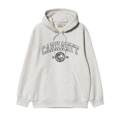 Hooded Coin Sweat - Ash Heather/Atom Blue