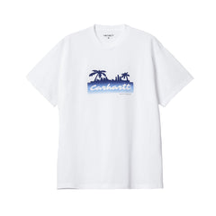 S/S Palm Script T-Shirt - White