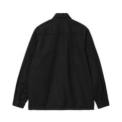 L/S Charter Shirt - Black Garment Dyed